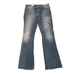 GAP 1969 Perfect Bootcut Frayed Hem Jeans Size 28 Women’s
